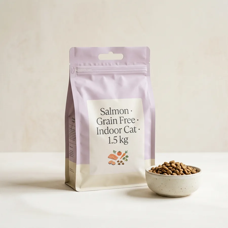 Indoor Cat Food, Salmon (Grain Free)